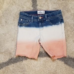 Girl's red white and blue